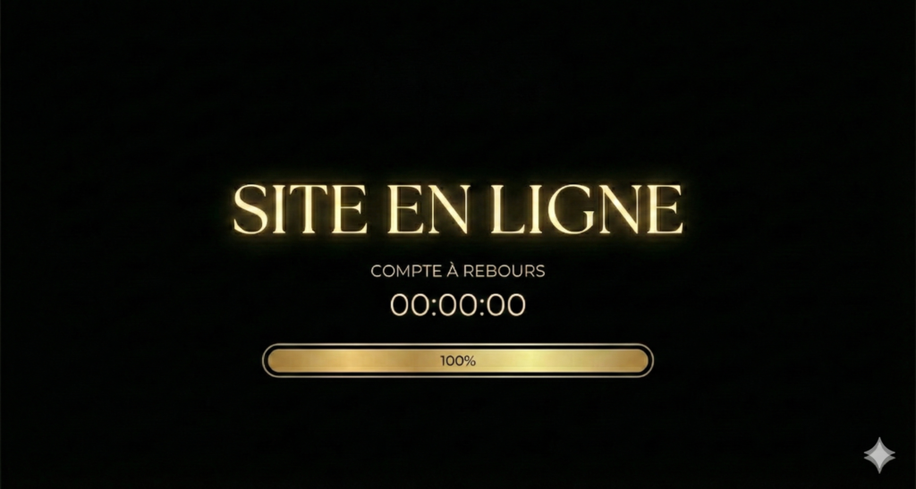 Révélation finale : Site web de luxe parfaitement déployé, prêt à dominer le marché genevois de la beauté.