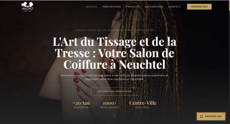 Gold Aura : Agence spécialisée dans la conception de site internet haut de gamme pour les professionnels du bien-être.